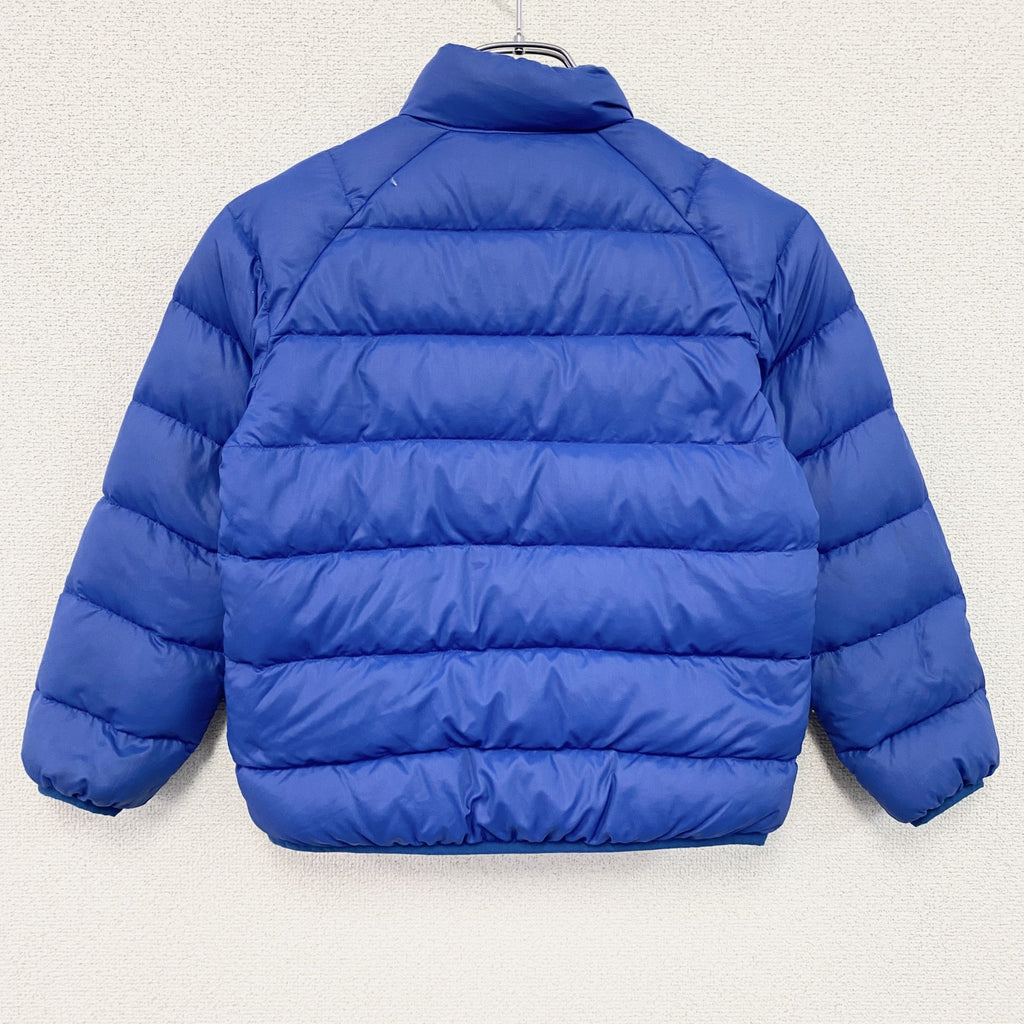 mont-bell　モンベル　ネージュダウンジャケット Kid's　ダウン90%　リバーシブル　青　ブルー　130サイズ