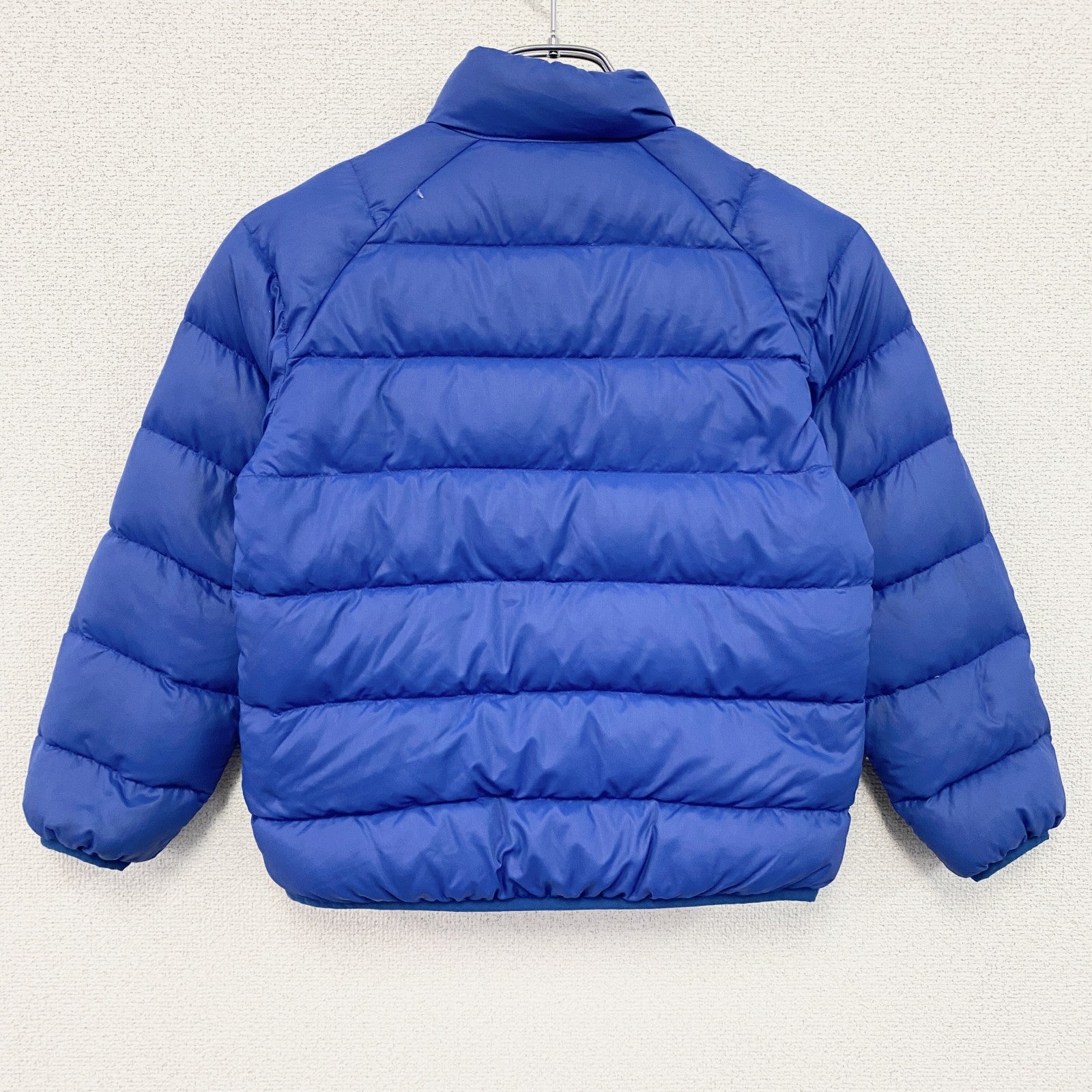 mont-bell　モンベル　ネージュダウンジャケット Kid's　ダウン90%　リバーシブル　青　ブルー　130サイズ