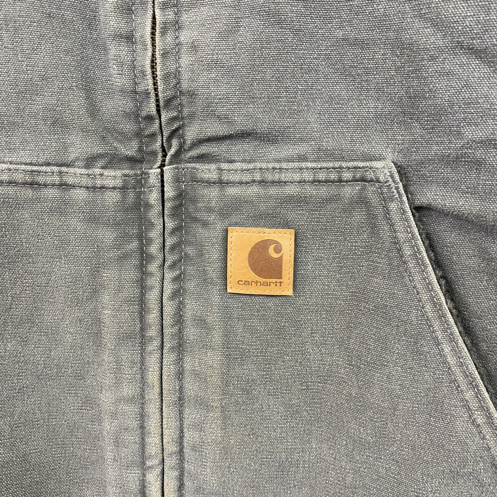 Carhartt　カーハート　ダックベスト　裏ボア　ボアライナー　グレー　2XLサイズ