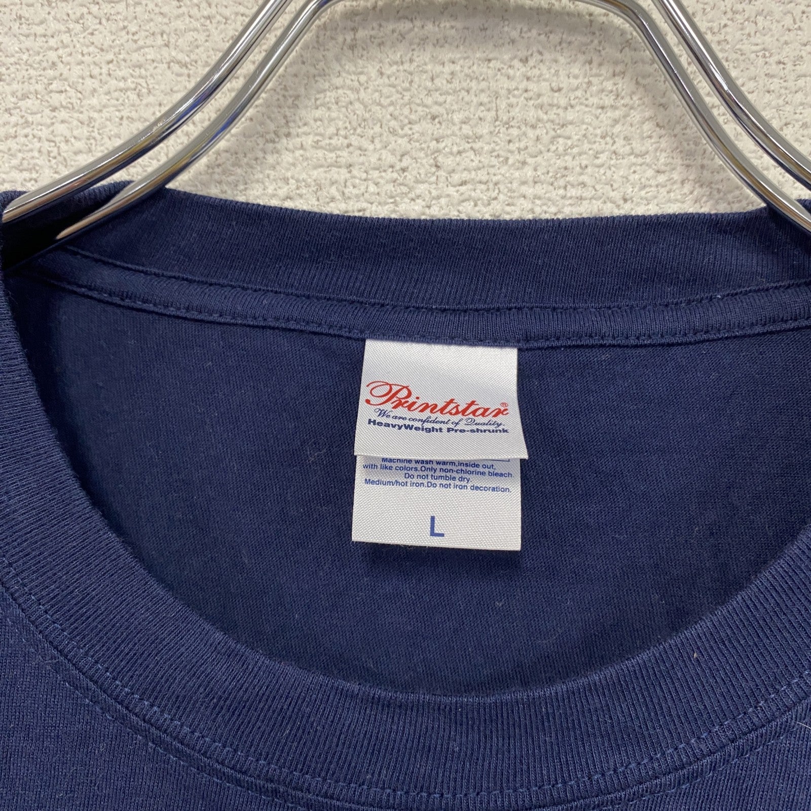 Printstar　プリントスター　SUNTORY　サントリー　半袖プリントTシャツ　紺　ネイビー　Lサイズ