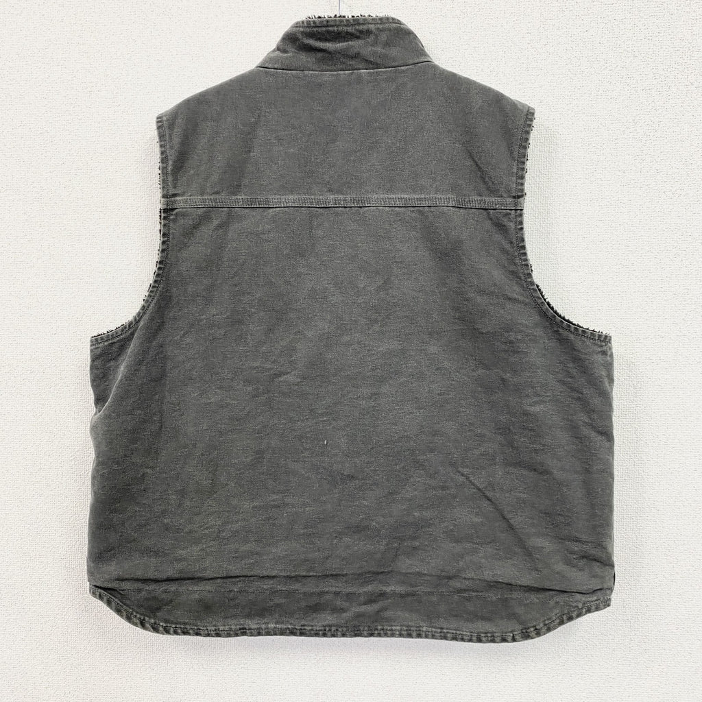 Carhartt　カーハート　ダックベスト　裏ボア　ボアライナー　グレー　2XLサイズ