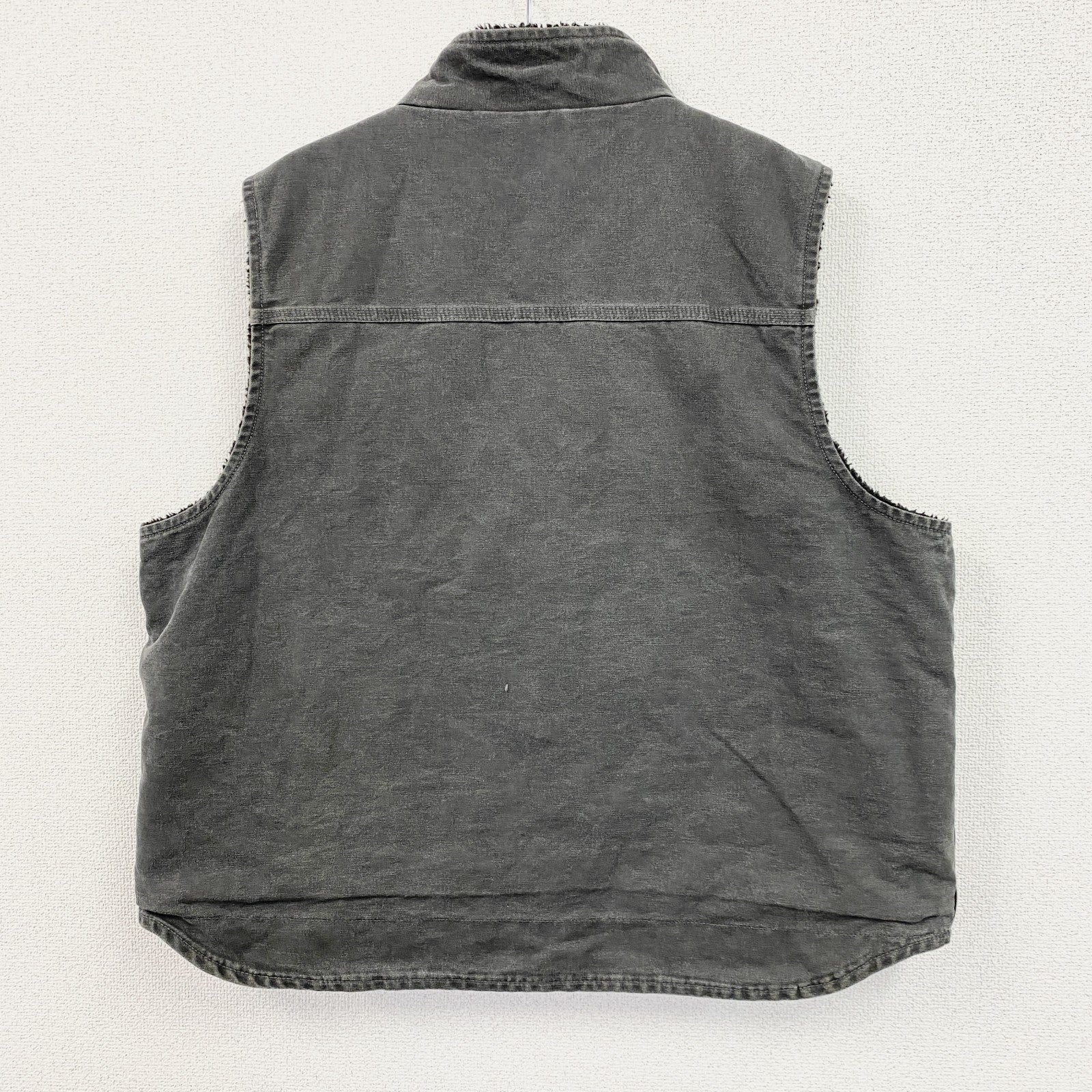Carhartt　カーハート　ダックベスト　裏ボア　ボアライナー　グレー　2XLサイズ