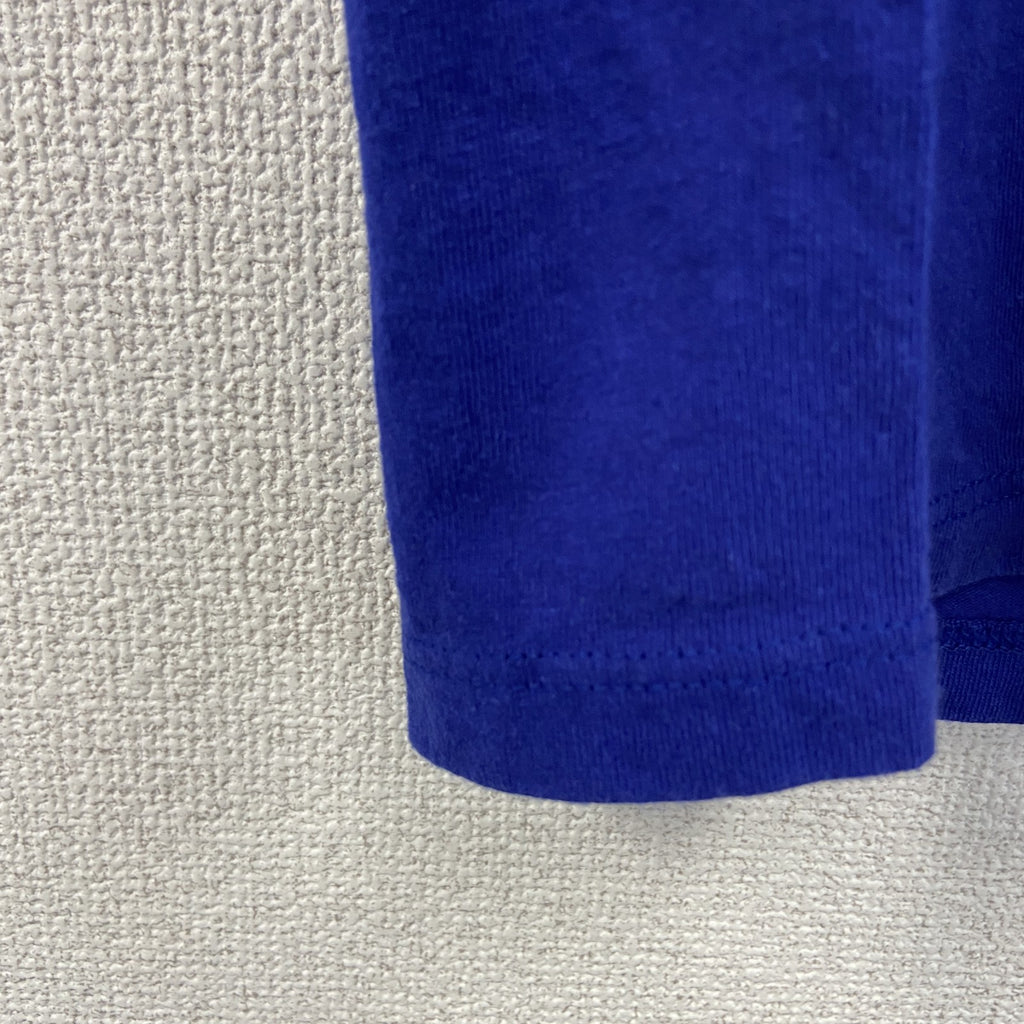 90s　SPEEDO　半袖プリントTシャツ　ヴィンテージ　シングルステッチ　青　Mサイズ