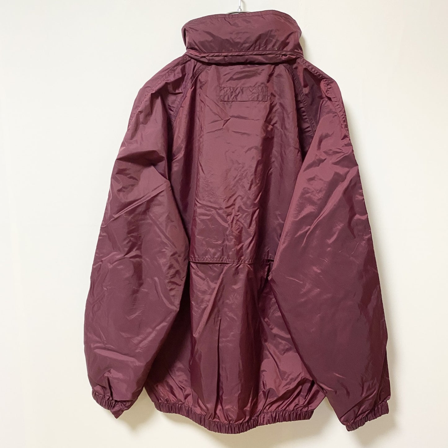 ～90s　TRI-MOUNTAIN　ナイロンジャケット　ヴィンテージ　ワインレッド　えんじ色　Mサイズ
