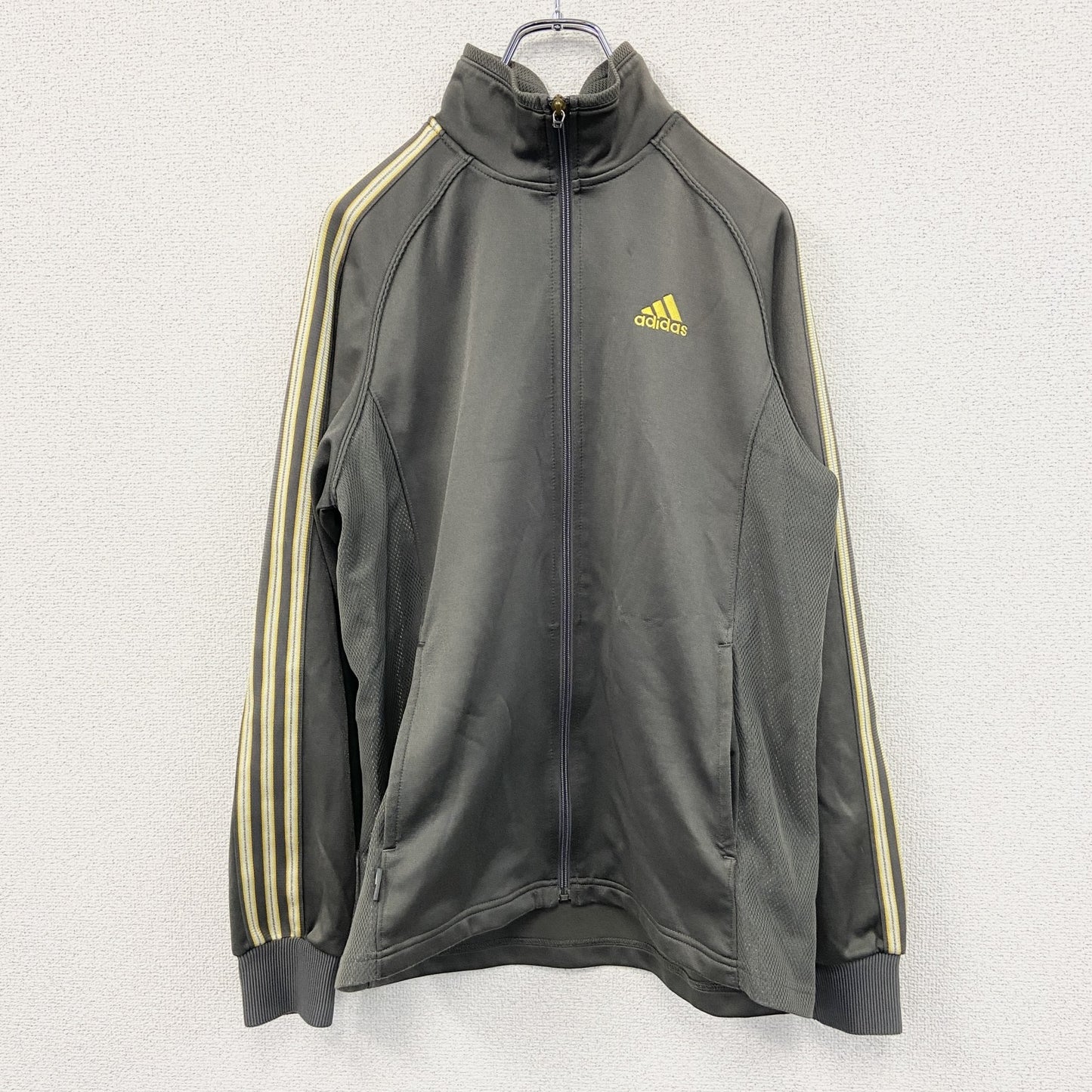 adidas　アディダス　CLIMA365　トラックジャケット/ジャージ　パフォーマンスロゴ　灰色　グレー　Mサイズ