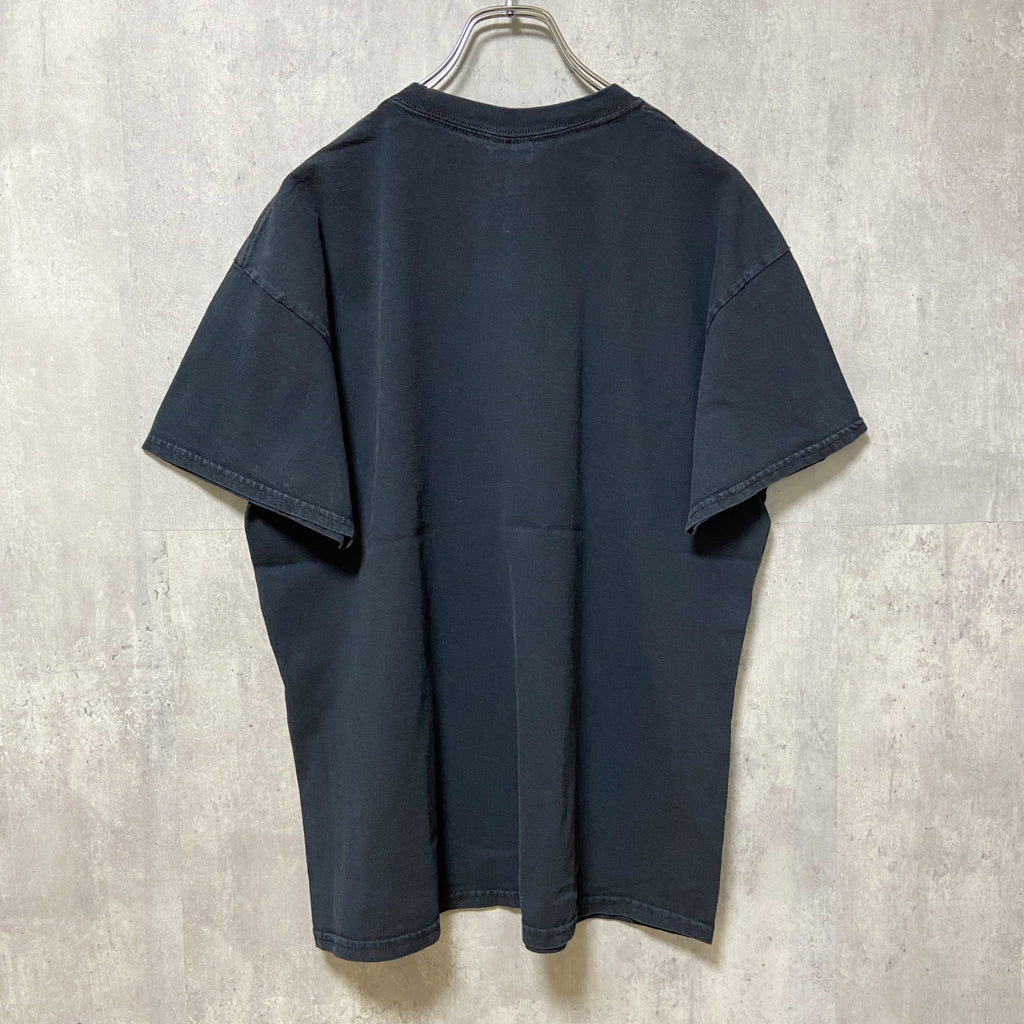 古着 used　GILDAN　ギルダン　半袖プリントTシャツ　黒　ブラック　シティオブチャンピオン　アメフト　レトロ　Lサイズ