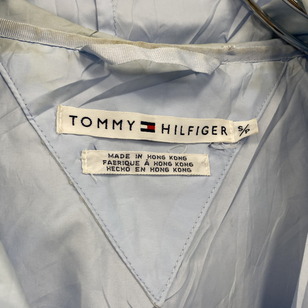 TOMMY HILFIGER　トミーヒルフィガー　フルジップナイロンジャケット　水色　ライトブルー　Sサイズ