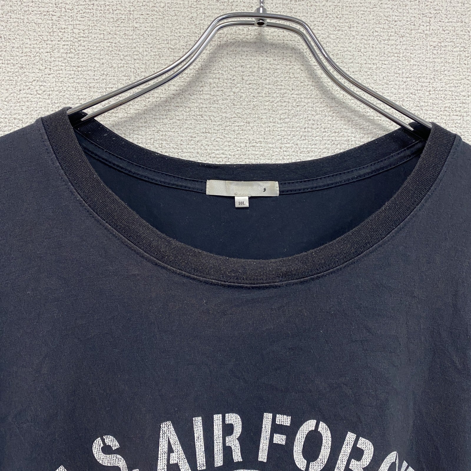 nissen　ニッセン　n,　エヌドット　半袖プリントTシャツ　紺　ネイビー　10Lサイズ　