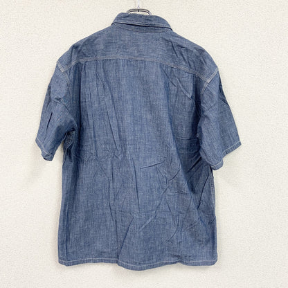 UNIQLO　ユニクロ　JW ANDEOSON　JWアンダーソン　半袖デニムワークシャツ　インディゴ　Lサイズ