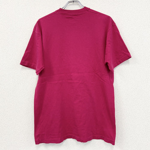 90s　FRUIT OF THE LOOM　半袖プリントTシャツ　ヴィンテージ　シングルステッチ　ピンク　Lサイズ