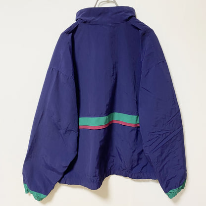 ～90s　STARBUS WEATHER　SCREEN　フルジップブルゾン　ヴィンテージ　ネイビー　XL