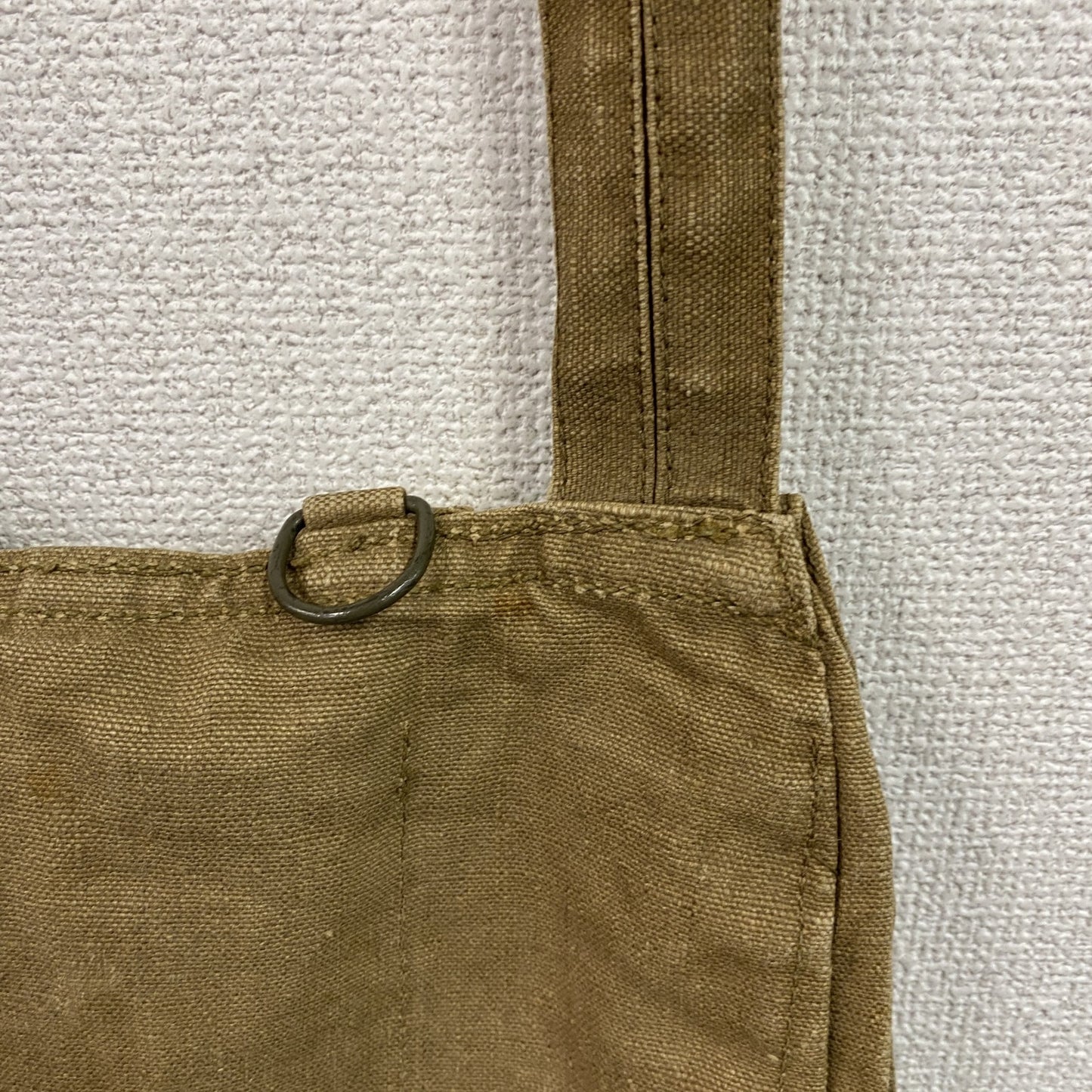 チェコ軍　ブレッドバッグ　ショルダーバッグ　リネン　ベージュ