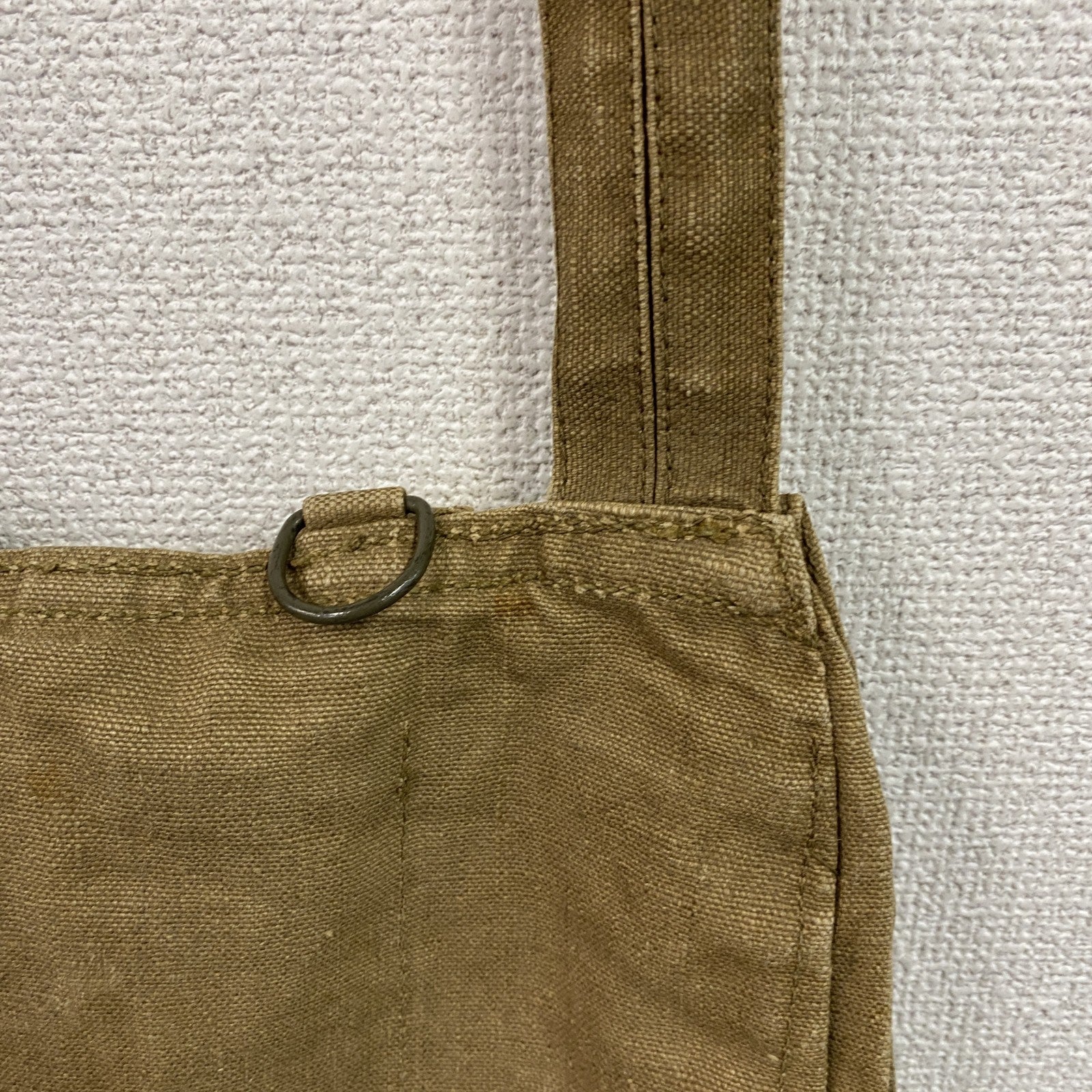 チェコ軍　ブレッドバッグ　ショルダーバッグ　リネン　ベージュ