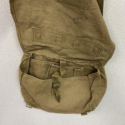 チェコ軍　ブレッドバッグ　ショルダーバッグ　リネン　ベージュ
