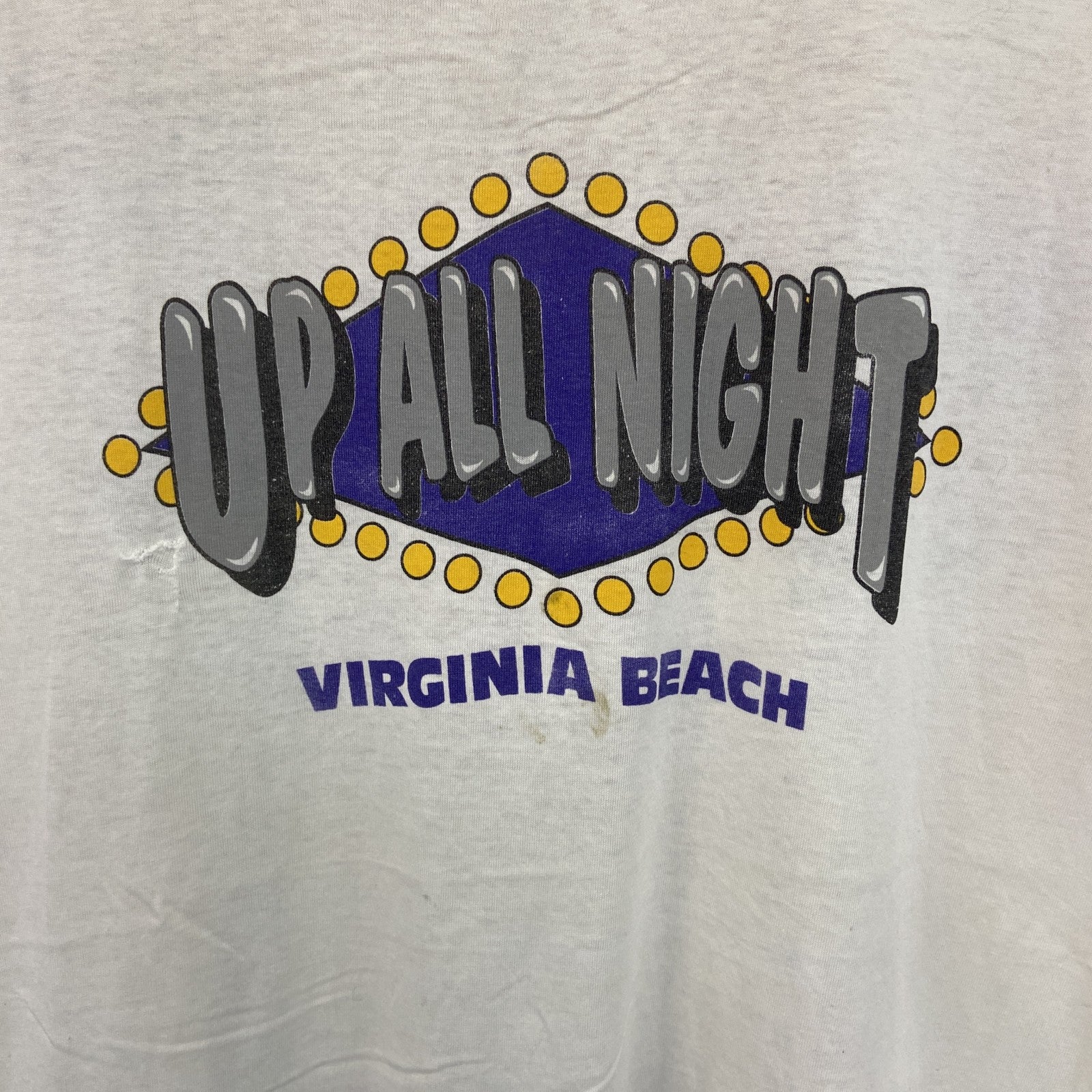 90s　ONEITA　オニータ　半袖プリントTシャツ　ヴィンテージ　シングルステッチ　白　ホワイト　XLサイズ