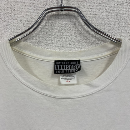 OCTOPUS ARMY　オクトパスアーミー　半袖プリントTシャツ　白　ホワイト　Lサイズ
