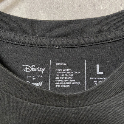 古着 used　Disney　ディズニー　neff　ネフ　半袖プリントTシャツ　黒　ブラック　ミッキーマウス　メキシコ製