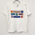 90s　FRUIT OF THE LOOM　半袖プリントTシャツ　ヴィンテージ　シングルステッチ　白　Lサイズ