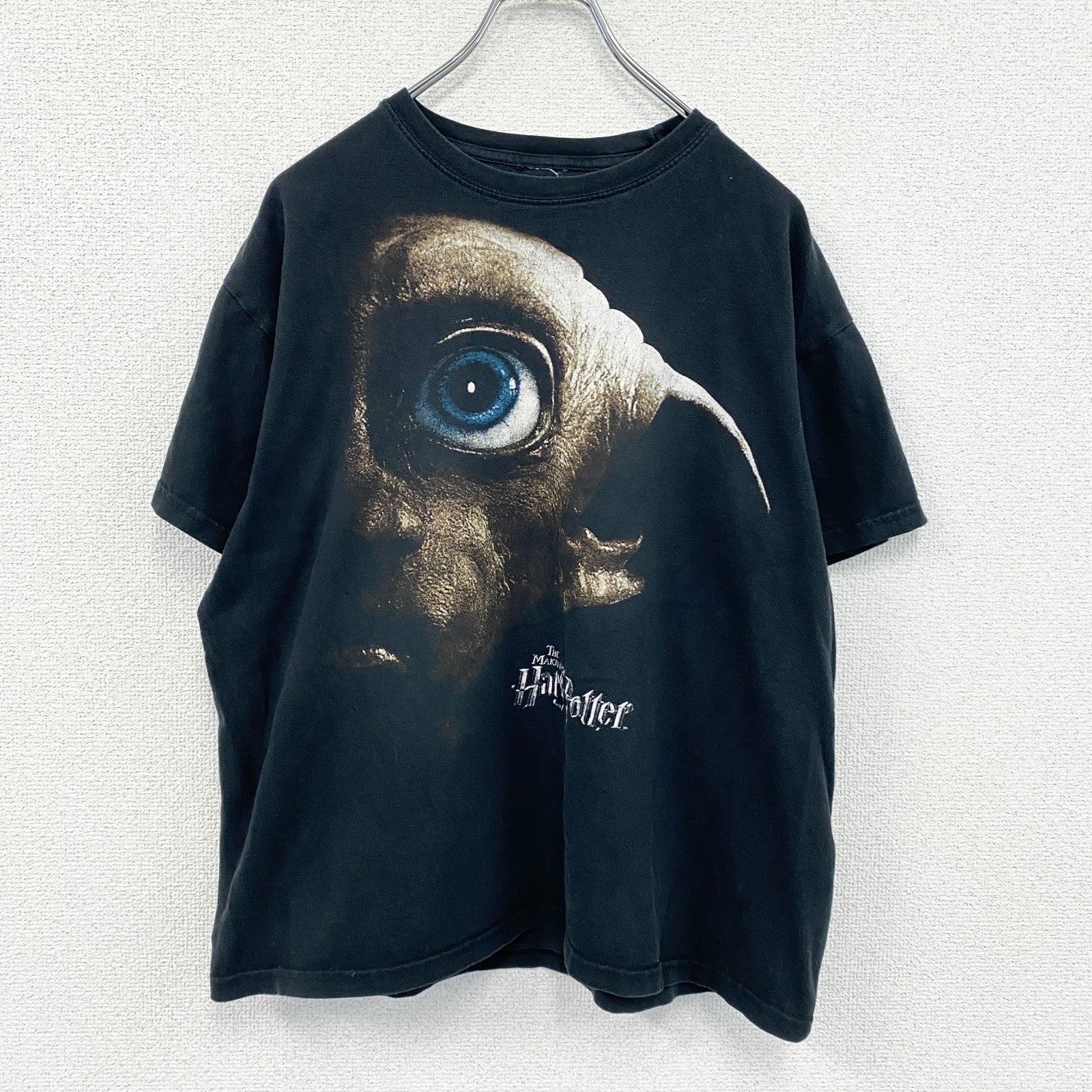 00s～　Harry Potter　ハリーポッター　ドビー　半袖プリントTシャツ　ヴィンテージ　黒　ブラック