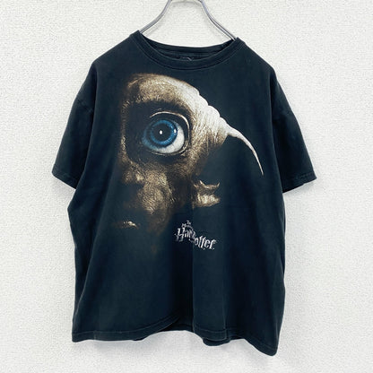 00s～　Harry Potter　ハリーポッター　ドビー　半袖プリントTシャツ　ヴィンテージ　黒　ブラック