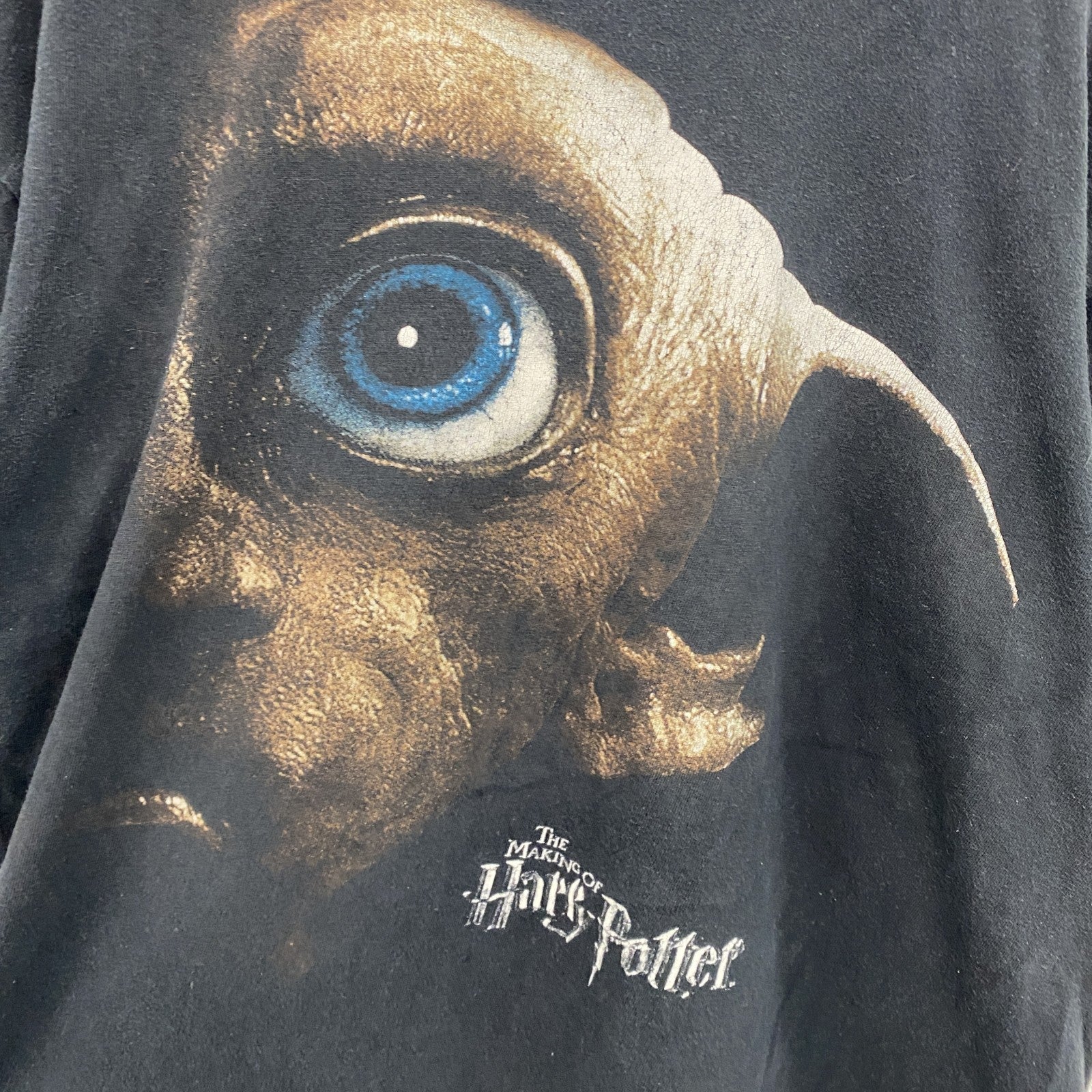 00s～　Harry Potter　ハリーポッター　ドビー　半袖プリントTシャツ　ヴィンテージ　黒　ブラック