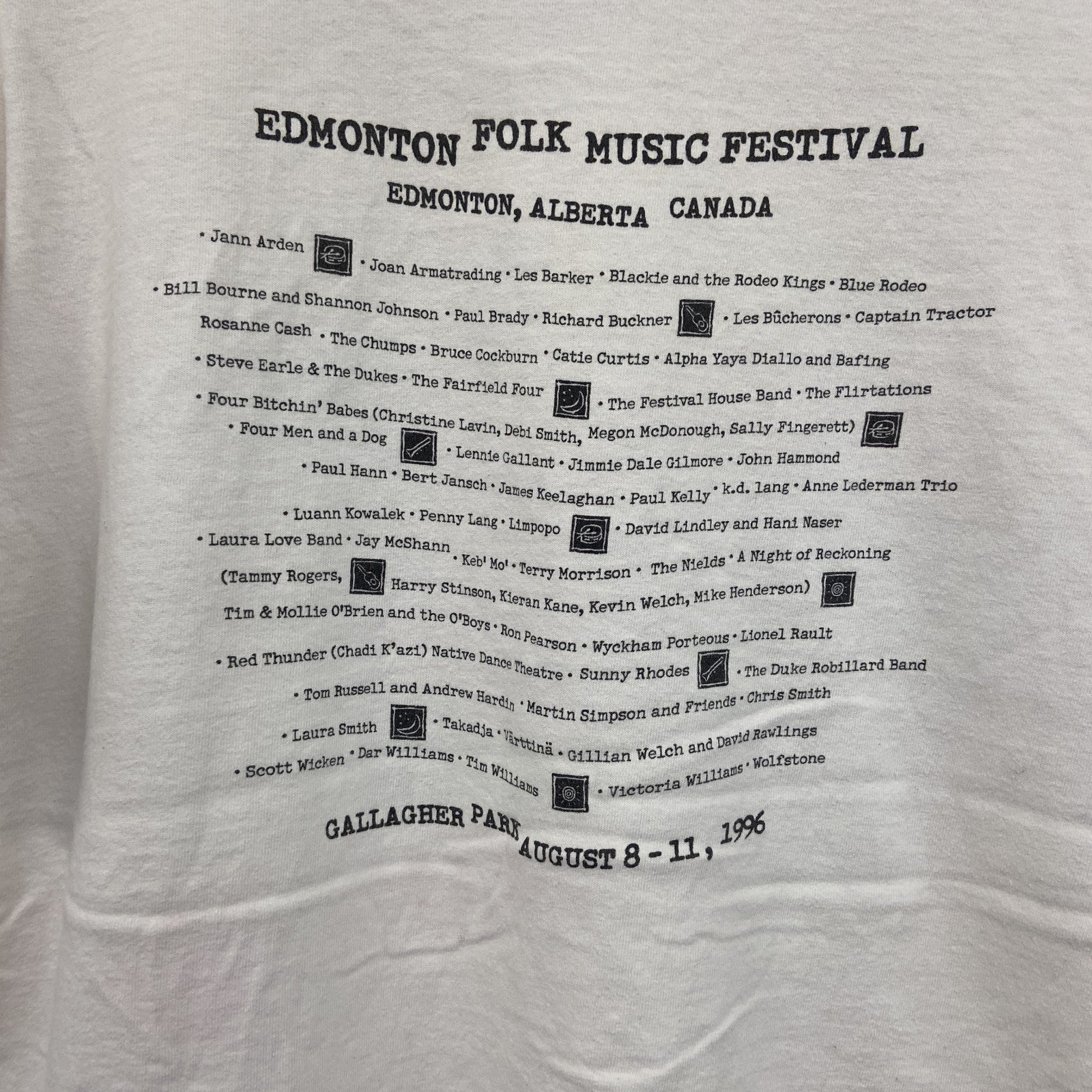90s　FRUIT OF THE LOOM　半袖プリントTシャツ　ヴィンテージ　シングルステッチ　白　Lサイズ