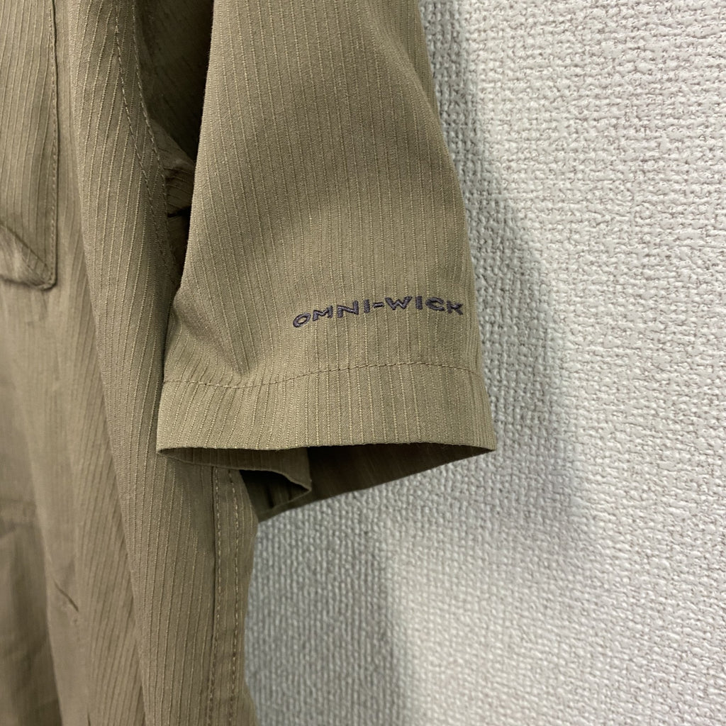 Columbia　コロンビア　ヒューソンパークショートスリーブシャツ　半袖シャツ　茶色　ブラウン　XLサイズ　