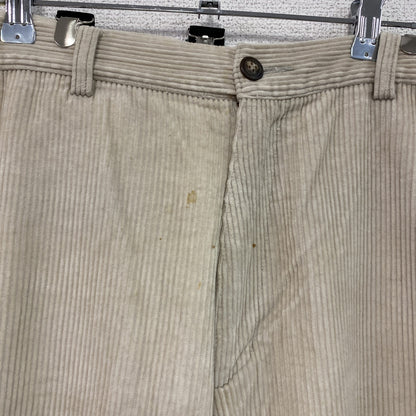 Eddie Bauer　エディーバウアー　コーデュロイパンツ　ジップフライ　アイボリー　35サイズ