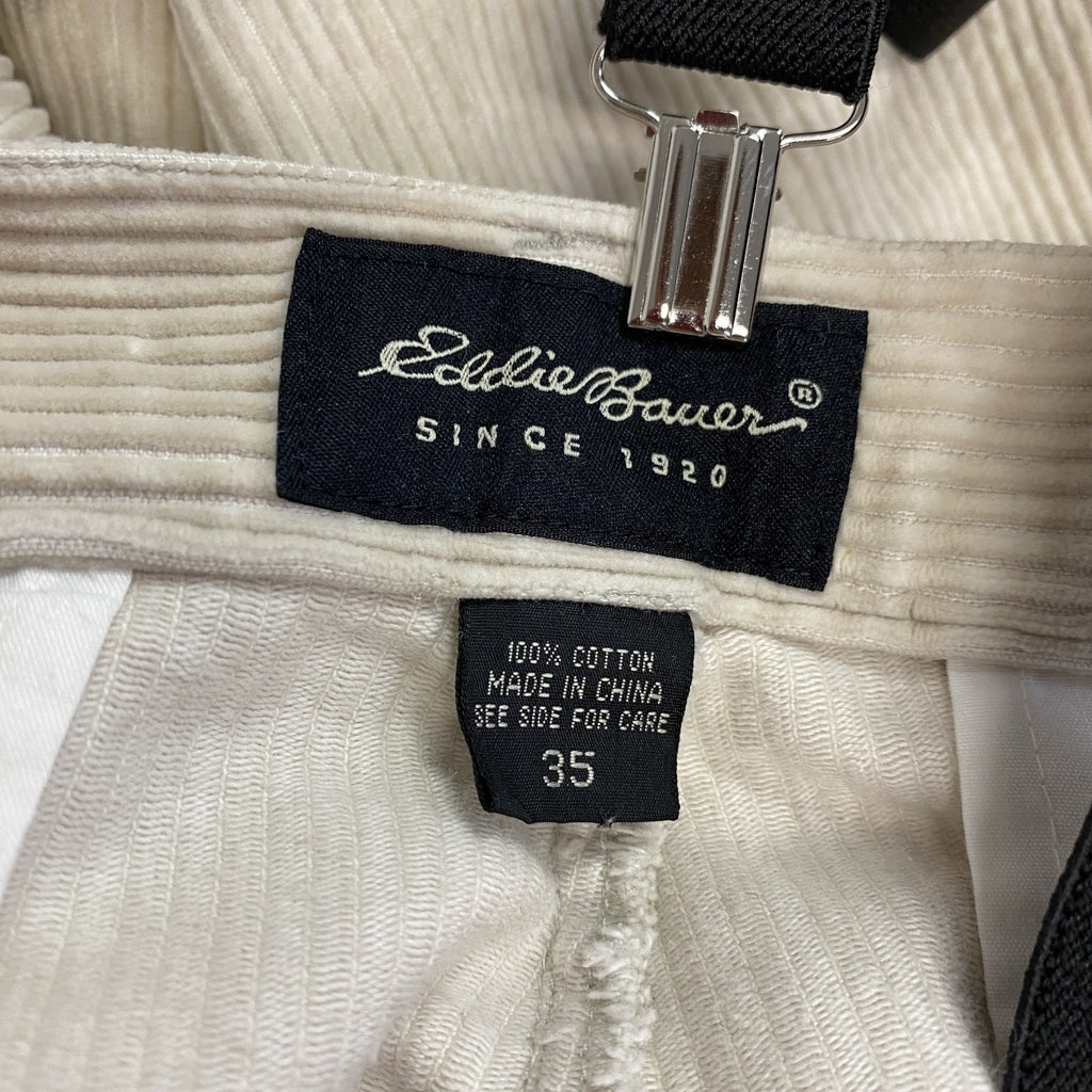 Eddie Bauer　エディーバウアー　コーデュロイパンツ　ジップフライ　アイボリー　35サイズ