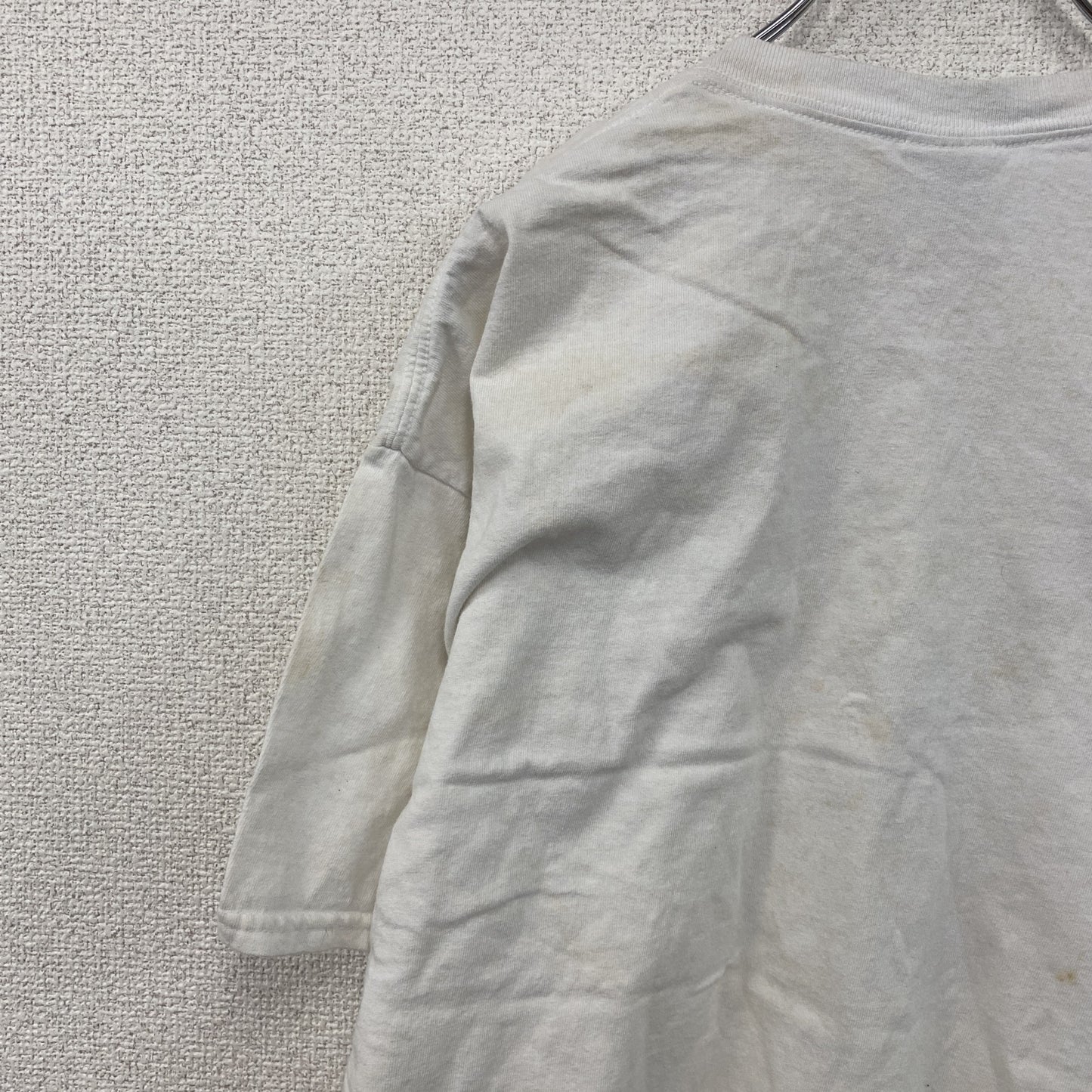 00s　GILDAN　ギルダン　半袖プリントTシャツ　アニマルT　馬　ヴィンテージ　白　ホワイト　XLサイズ