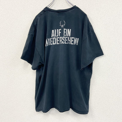 Frei.Wild　フライ・ワイルド　半袖プリントTシャツ　バンドT　ツアーT　黒　ブラック　XXLサイズ