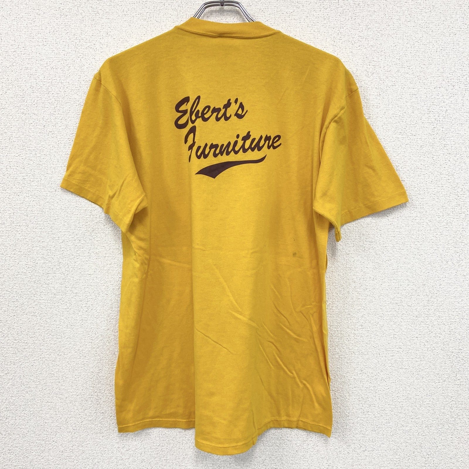 80s　JERZEES　ジャージーズ　半袖プリントTシャツ　ヴィンテージ　　黄色　イエロー　XXLサイズ