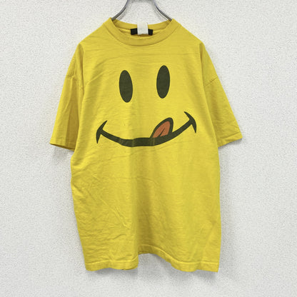 90s～　JOE BOXER　半袖Tシャツ　スマイル　ニコちゃん　ヴィンテージ　黄色　イエロー　ワンサイズ