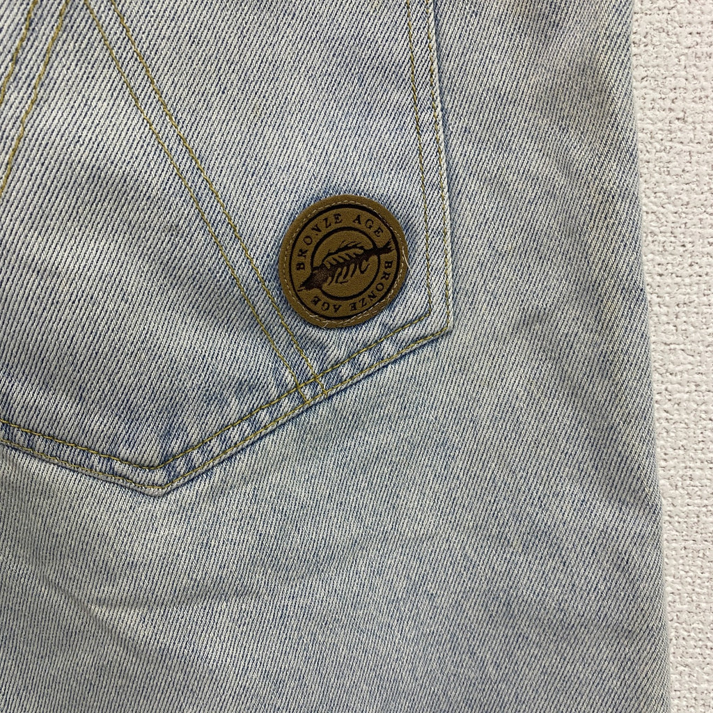Bronze Age　ブロンズエイジ　デニムハーフパンツ/ジーンズ　ジップフライ　インディゴ　