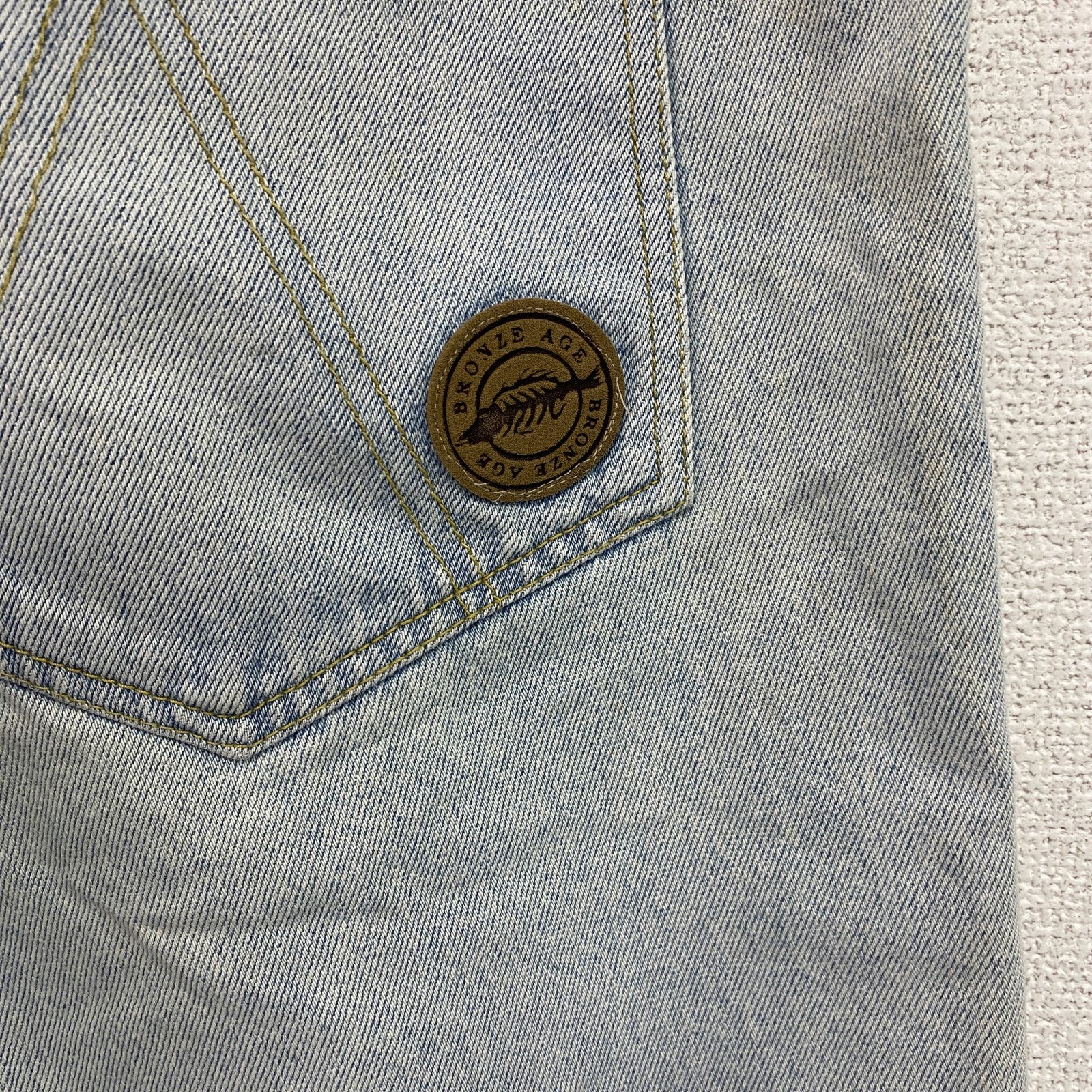 Bronze Age　ブロンズエイジ　デニムハーフパンツ/ジーンズ　ジップフライ　インディゴ　