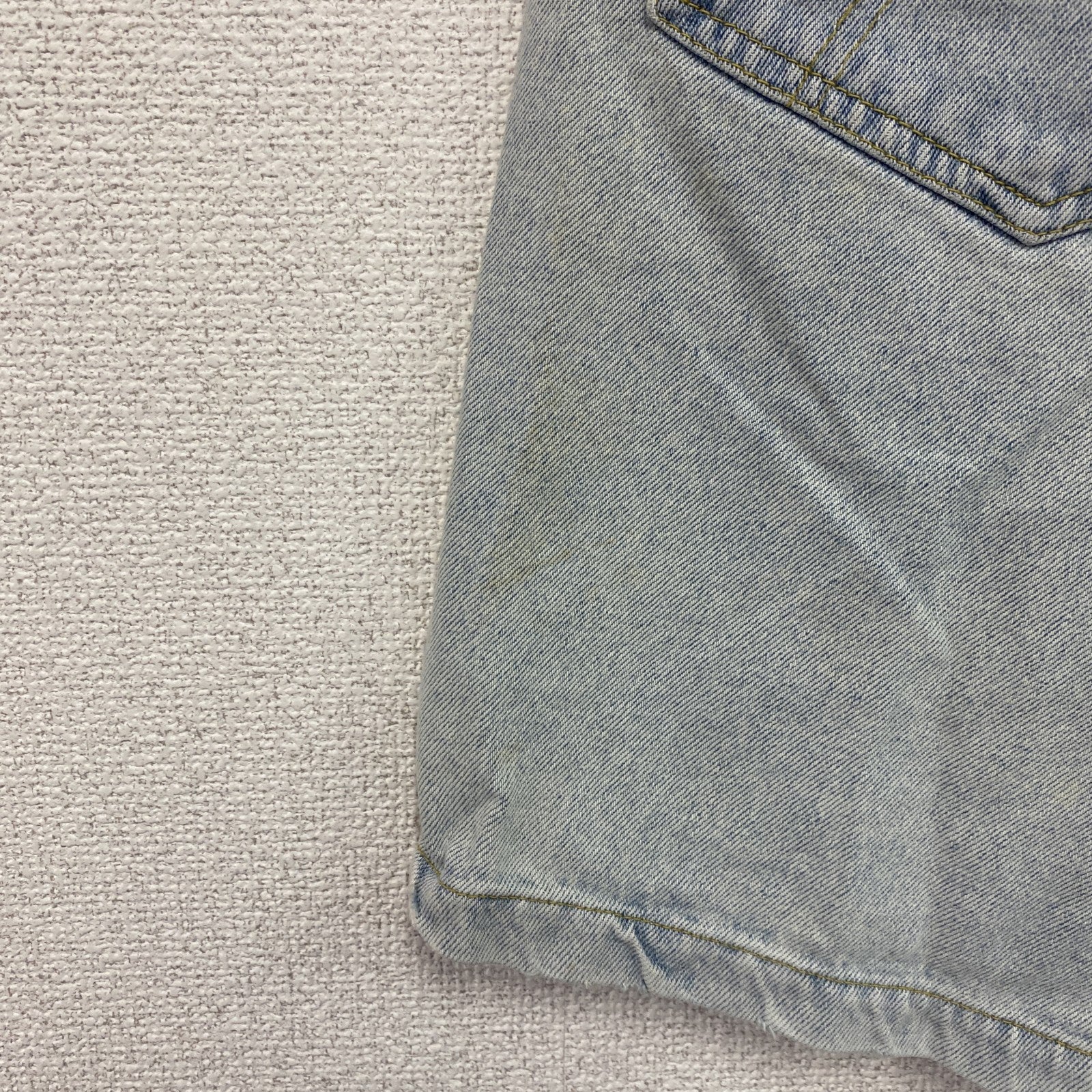 Bronze Age　ブロンズエイジ　デニムハーフパンツ/ジーンズ　ジップフライ　インディゴ　