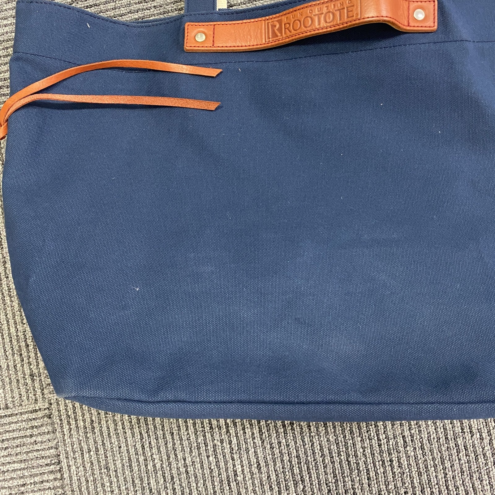 ROOTOTE　ルートート　LES TOILES DU SOLEIL　キャンバストートバッグ　マルチカラー　紺　ネイビー