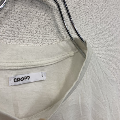 CROPP　半袖プリントTシャツ　アートT　白　ホワイト　Sサイズ