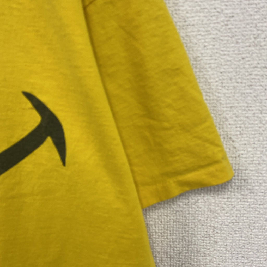 90s～　JOE BOXER　半袖Tシャツ　スマイル　ニコちゃん　ヴィンテージ　黄色　イエロー　ワンサイズ
