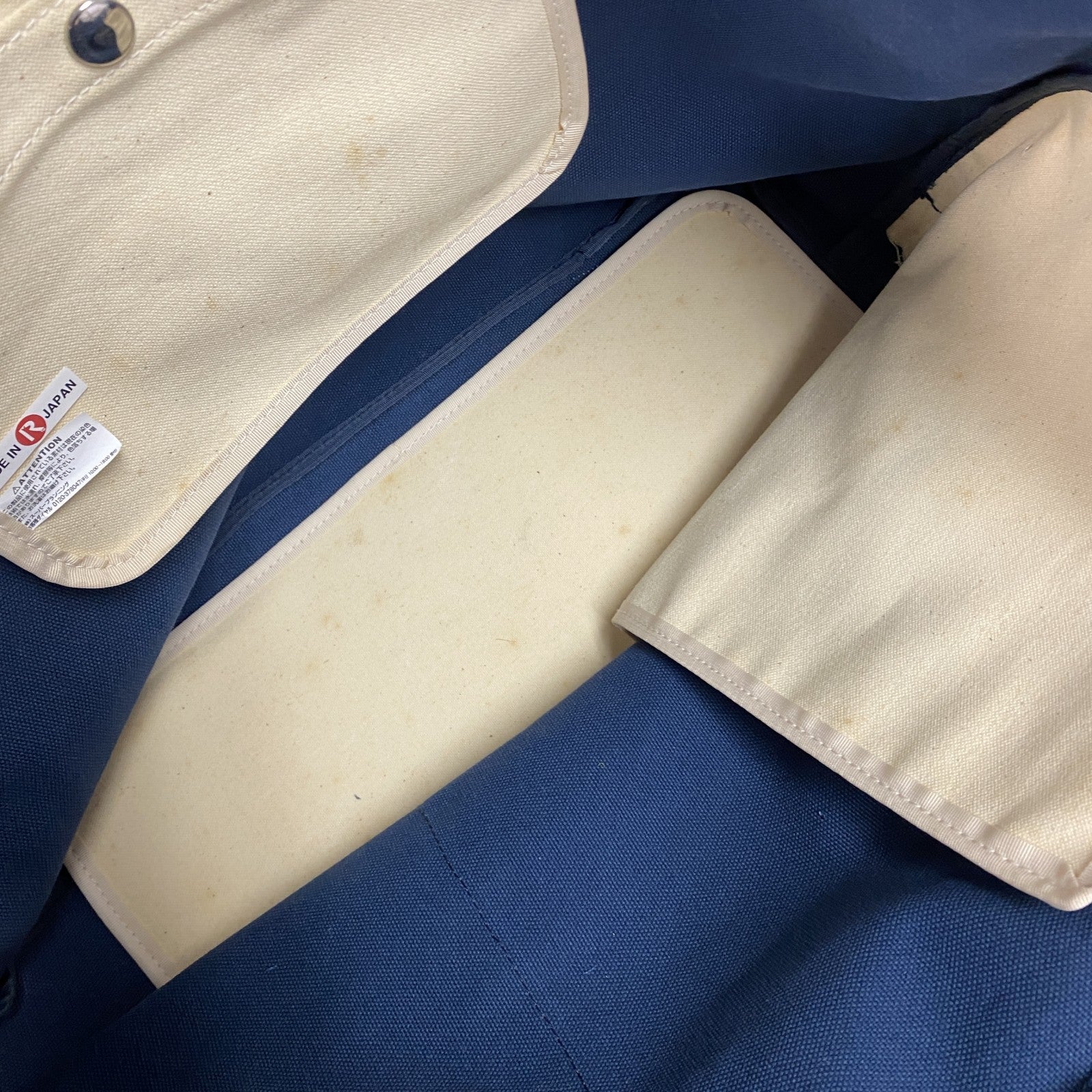 ROOTOTE　ルートート　LES TOILES DU SOLEIL　キャンバストートバッグ　マルチカラー　紺　ネイビー