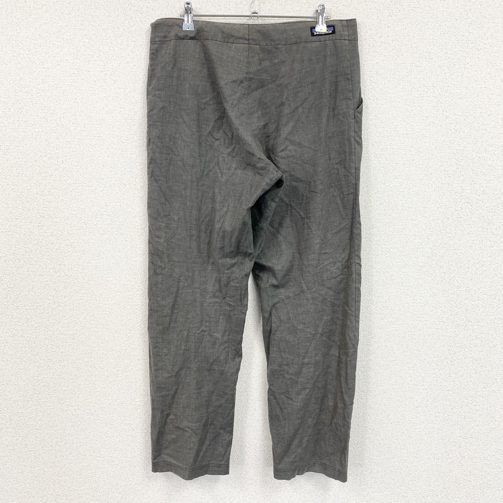 Patagonia　パタゴニア　ヘンプパンツ　ワークパンツ　ジップフライ　灰色　グレー　32サイズ