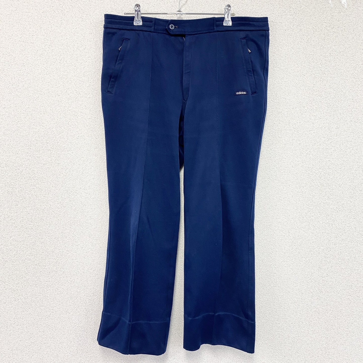 adidas　アディダス　トラックパンツ/ジャージパンツ　デサント　紺　ネイビー　84サイズ