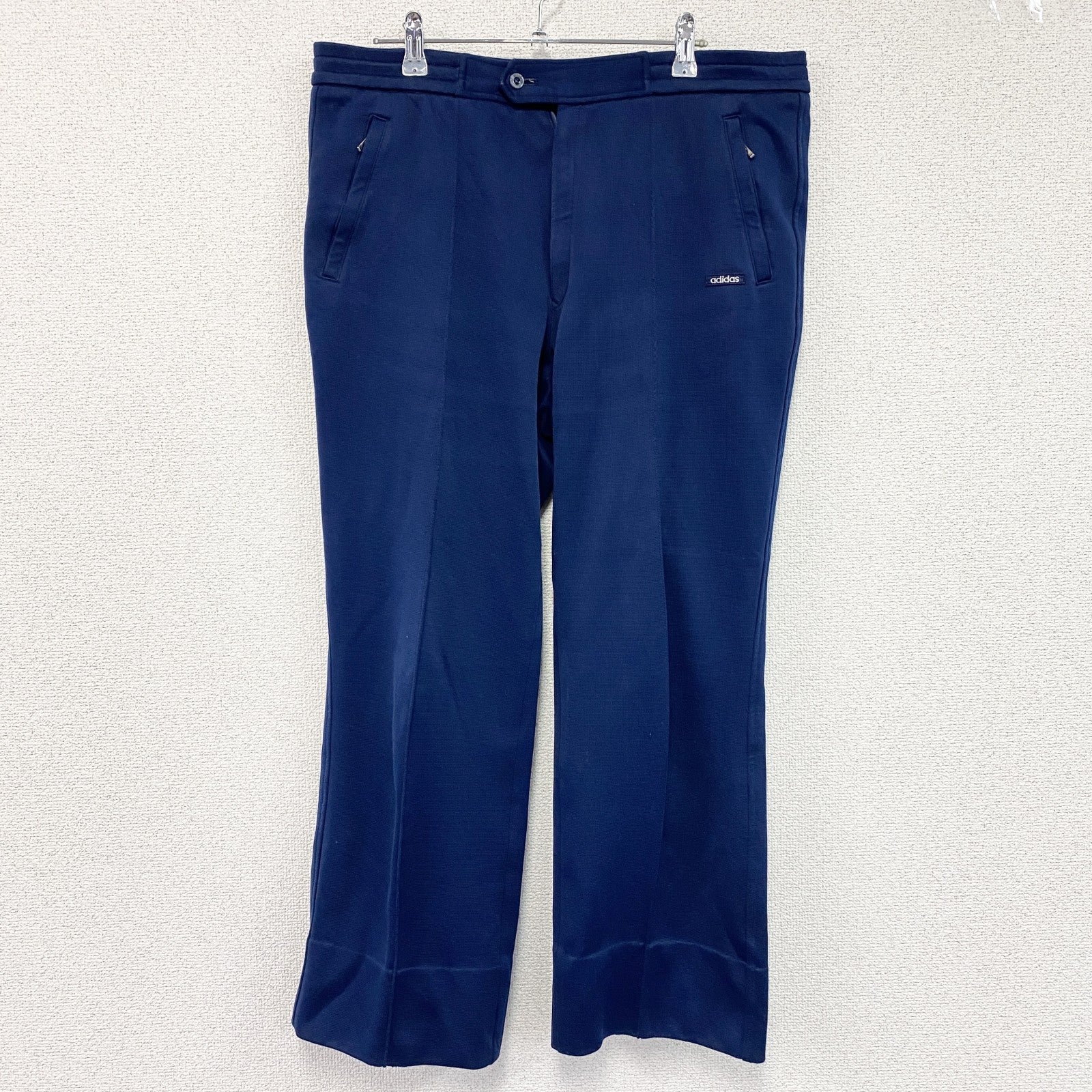 adidas　アディダス　トラックパンツ/ジャージパンツ　デサント　紺　ネイビー　84サイズ