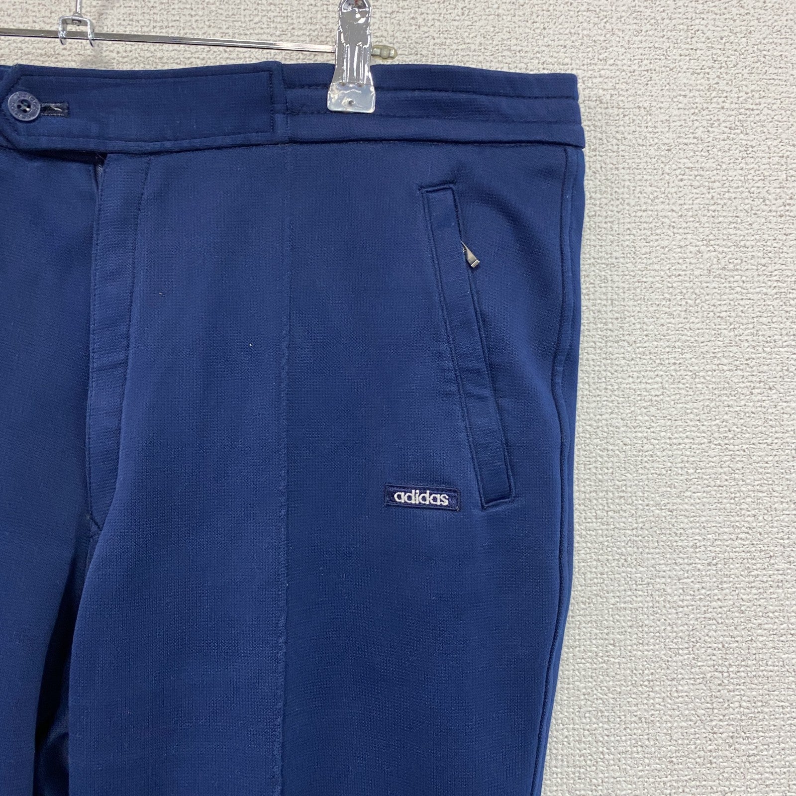 adidas　アディダス　トラックパンツ/ジャージパンツ　デサント　紺　ネイビー　84サイズ