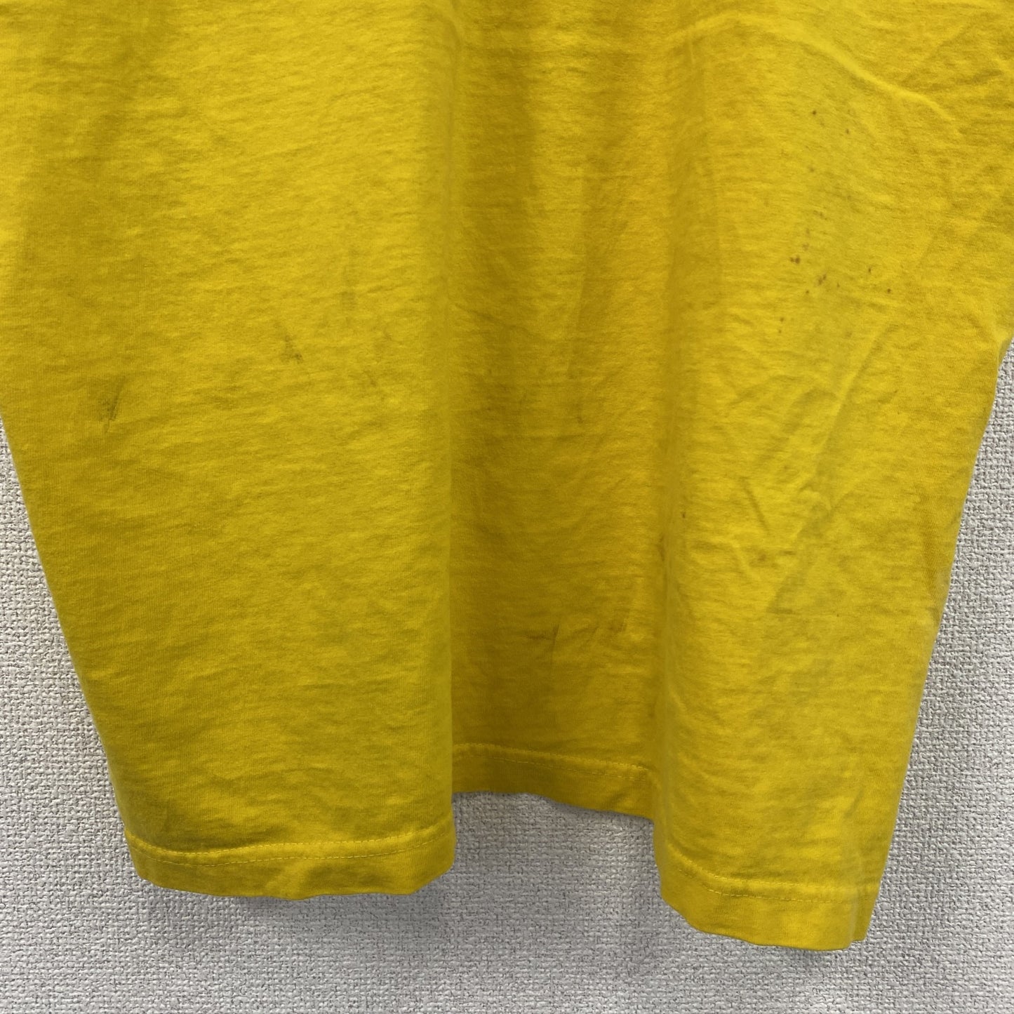 90s～　JOE BOXER　半袖Tシャツ　スマイル　ニコちゃん　ヴィンテージ　黄色　イエロー　ワンサイズ