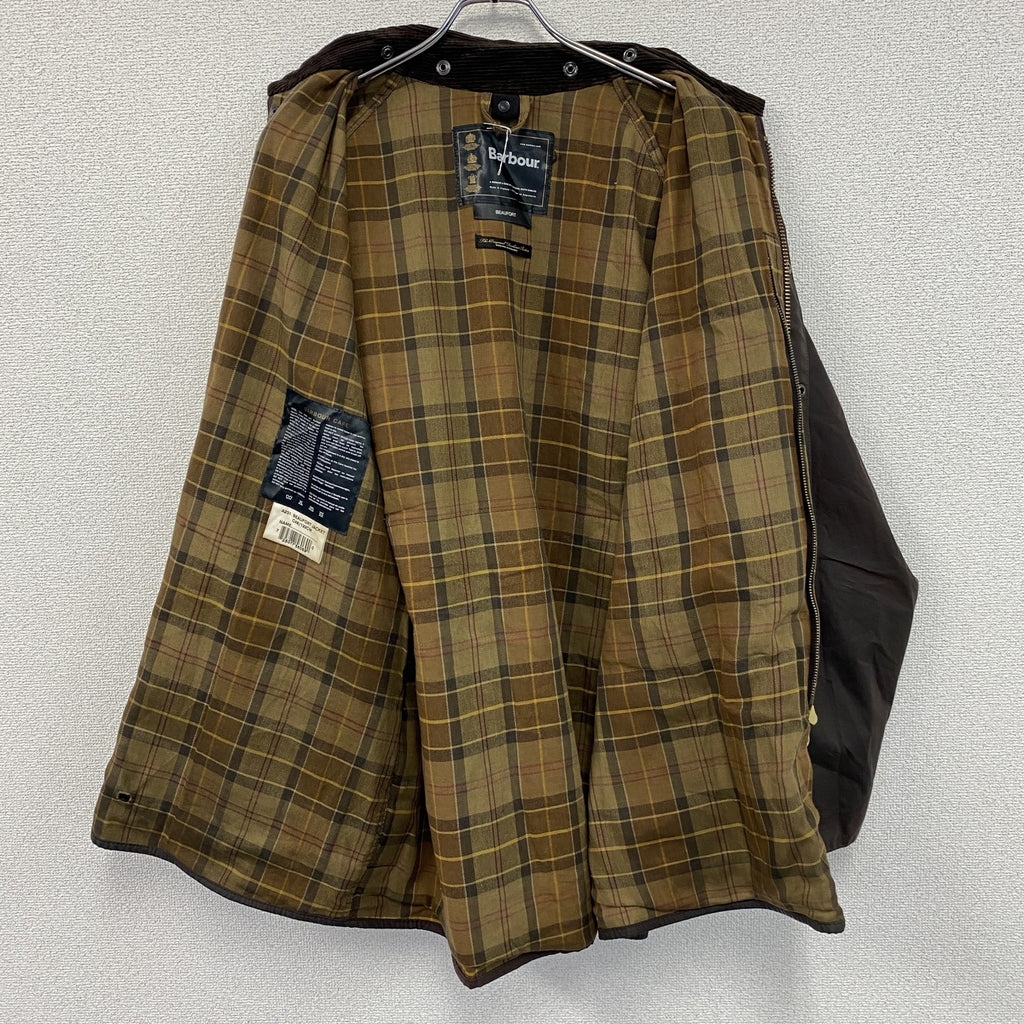 Barbour　バブアー　BEAUFORT　ビューフォート　オイルドコート　オイルドジャケット　焦げ茶　C48サイズ