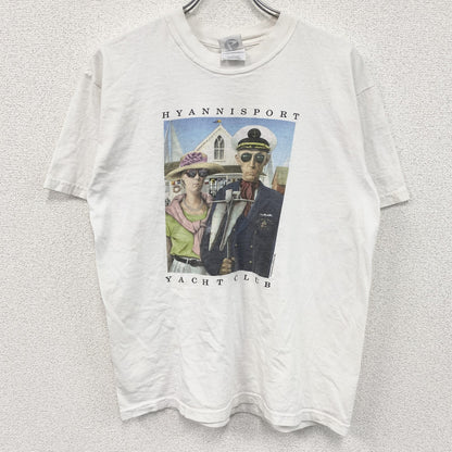 00s　backcountry clothing　半袖プリントTシャツ　ヴィンテージ　白　ホワイト　Lサイズ