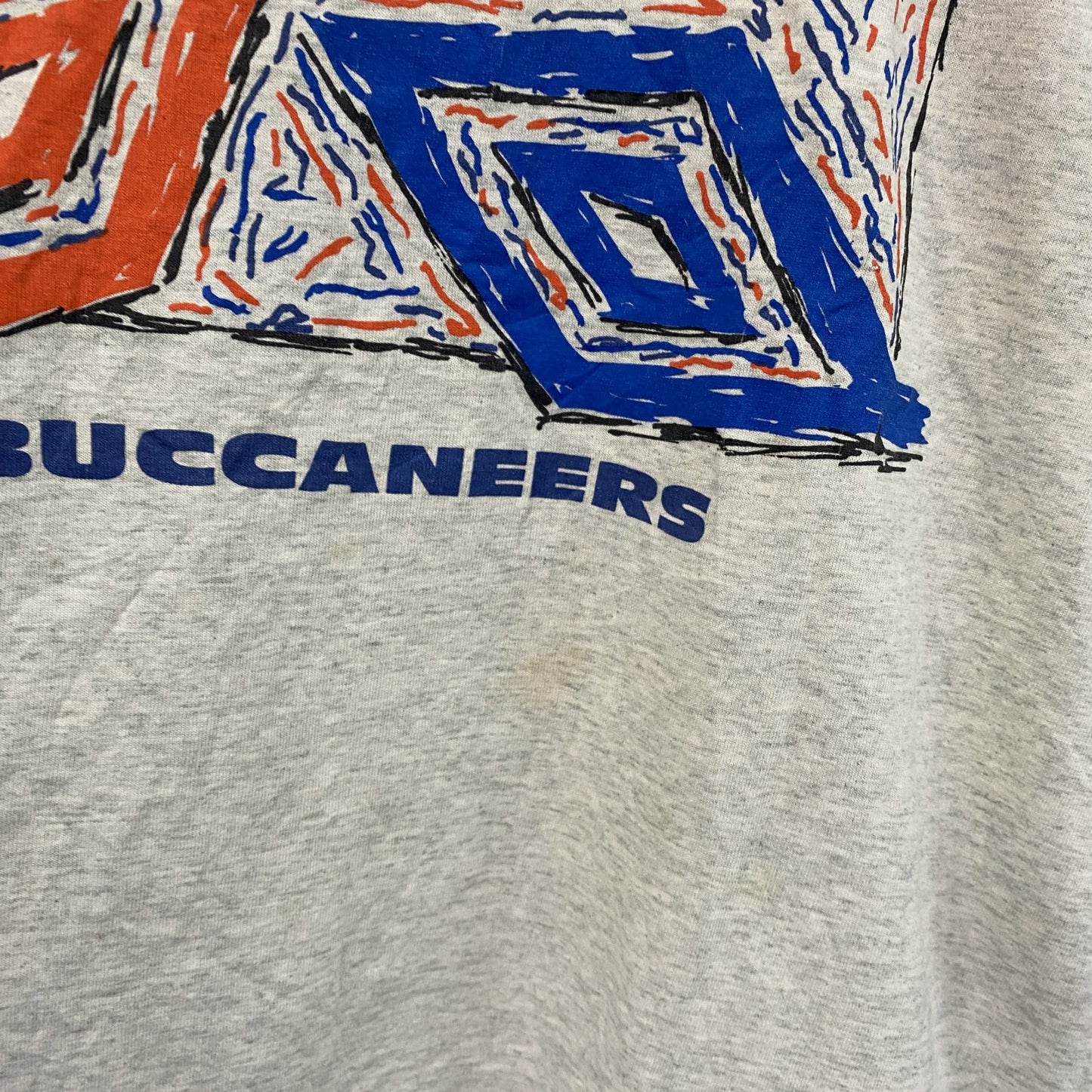 ～90s　FRUIT OF THE LOOM　半袖プリントTシャツ　UMBRO　アンブロ　霜降りグレー　Lサイズ