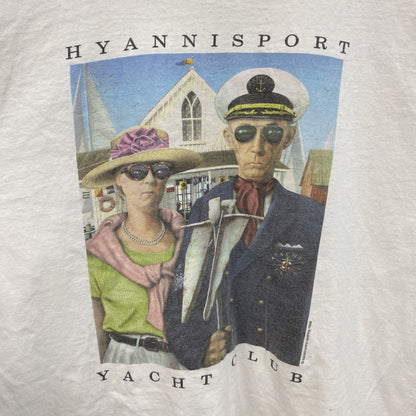 00s　backcountry clothing　半袖プリントTシャツ　ヴィンテージ　白　ホワイト　Lサイズ