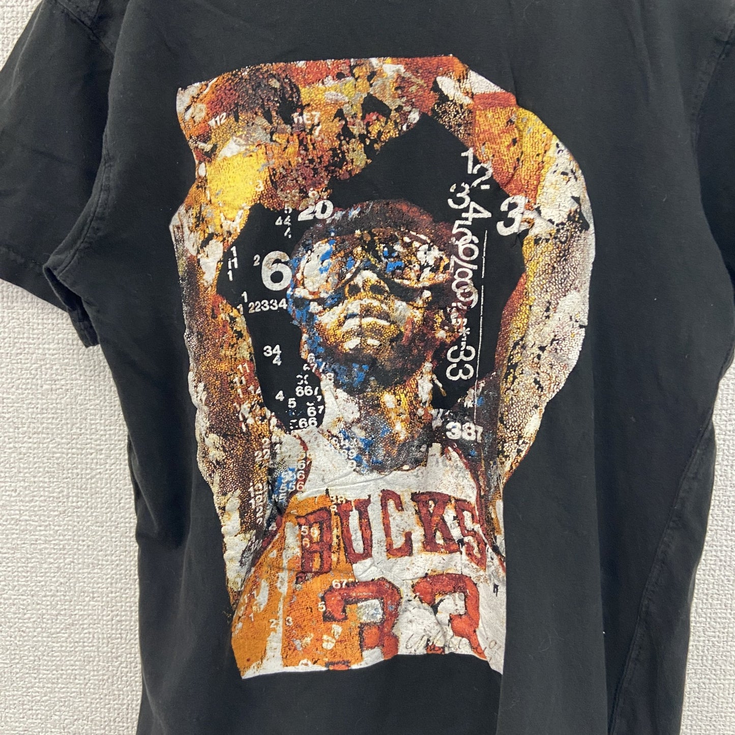 SID MARURER　半袖プリントTシャツ　 basketball　バスケットボール　黒　ブラック　Sサイズ